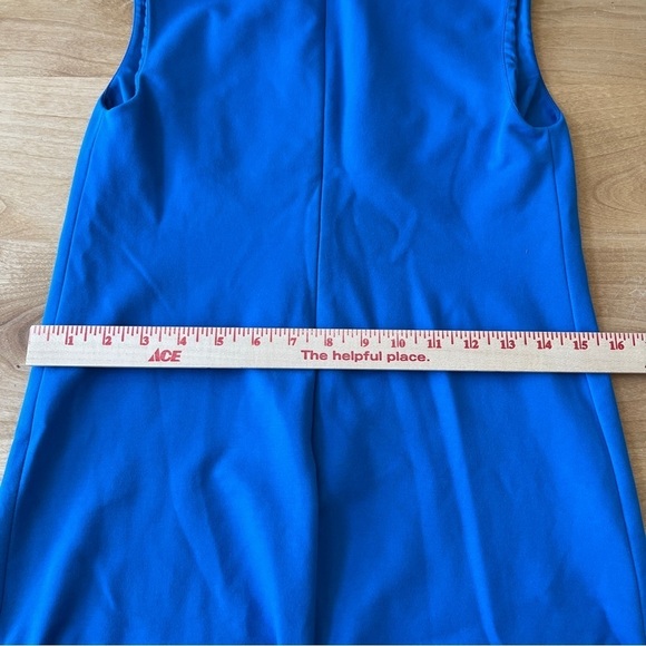 DVF DIANE VON FURSTENBERG KHADIJAH LAPIS DRESS SZ 2 OFFICE MODERN CHIC CLASSIC - Picture 8 of 11